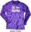 The Dog Father White Print Long Sleeve Tie Dye Shirt