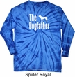 The Dog Father White Print Long Sleeve Tie Dye Shirt