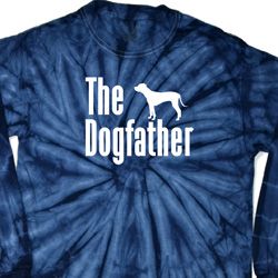 The Dog Father White Print Long Sleeve Tie Dye Shirt The Dog Father White Print Long Sleeve Tie Dye Shirt