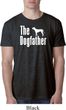The Dog Father White Print Mens Burnout Shirt