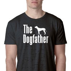 The Dog Father White Print Mens Burnout Shirt The Dog Father White Print Mens Burnout Shirt