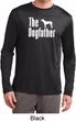 The Dog Father White Print Mens Moisture Wicking Long Sleeve Shirt