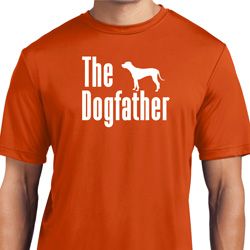 The Dog Father White Print Mens Moisture Wicking Shirt The Dog Father White Print Mens Moisture Wicking Shirt