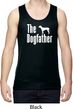 The Dog Father White Print Mens Moisture Wicking Tanktop