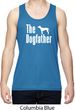 The Dog Father White Print Mens Moisture Wicking Tanktop