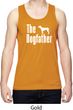 The Dog Father White Print Mens Moisture Wicking Tanktop