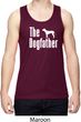 The Dog Father White Print Mens Moisture Wicking Tanktop