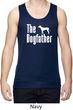 The Dog Father White Print Mens Moisture Wicking Tanktop