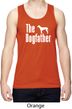 The Dog Father White Print Mens Moisture Wicking Tanktop