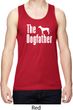 The Dog Father White Print Mens Moisture Wicking Tanktop