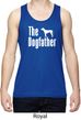 The Dog Father White Print Mens Moisture Wicking Tanktop
