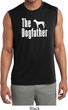The Dog Father White Print Mens Sleeveless Moisture Wicking Shirt