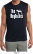 The Dog Father White Print Mens Sleeveless Moisture Wicking Shirt