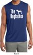 The Dog Father White Print Mens Sleeveless Moisture Wicking Shirt