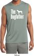 The Dog Father White Print Mens Sleeveless Moisture Wicking Shirt