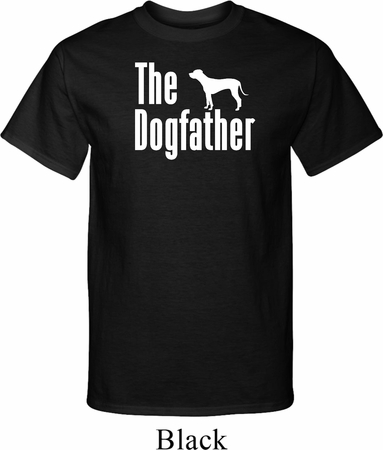 The Dog Father White Print Mens Tall Shirt