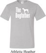 The Dog Father White Print Mens Tall Shirt