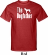 The Dog Father White Print Mens Tall Shirt
