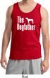 The Dog Father White Print Mens Tank Top