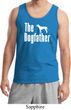 The Dog Father White Print Mens Tank Top