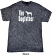 The Dog Father White Print Mineral Tie Dye Shirt