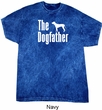 The Dog Father White Print Mineral Tie Dye Shirt