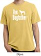 The Dog Father White Print Pigment Dyed Shirt