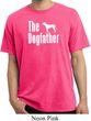 The Dog Father White Print Pigment Dyed Shirt