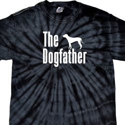The Dog Father White Print Spider Tie Dye Shirt The Dog Father White Print Spider Tie Dye Shirt