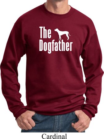 The Dog Father White Print Sweatshirt