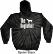The Dog Father White Print Tie Dye Hoodie