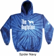 The Dog Father White Print Tie Dye Hoodie