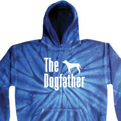 The Dog Father White Print Tie Dye Hoodie The Dog Father White Print Tie Dye Hoodie