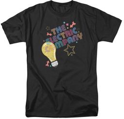 The Electric Company ELECTRIC LIGHT Adult T-shirt - Black