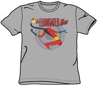 The Elongated Man T-shirt - DC Comics Adult Gray Tee