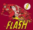 The Flash T-shirt - Crimson Comet DC Comics Adult Cardinal Red Tee
