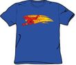 The Flash T-shirt - Fastest Man Alive DC Comics Adult Royal Blue Tee