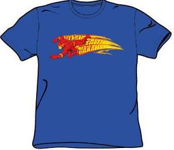 The Flash T-shirt - Fastest Man Alive DC Comics Adult Royal Blue Tee The Flash T-shirt - Fastest Man Alive DC Comics Adult Royal Blue Tee