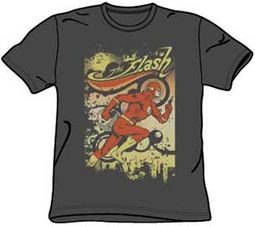 The Flash T-shirt - Just Passing Through Adult Charcoal Tee The Flash T-shirt - Just Passing Through Adult Charcoal Tee