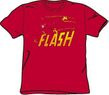 The Flash T-shirt - Speed Distressed DC Comics Adult Red Tee