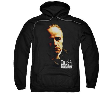 The Godfather Hoodie Sweatshirt Don Vito Black Adult Hoody Sweat Shirt
