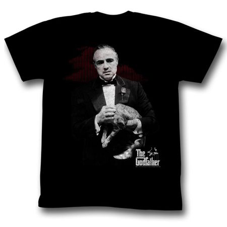 The Godfather Shirt Contemplation Adult Black Tee T-Shirt