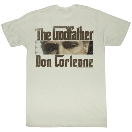 The Godfather Shirt Don Corleone Adult Dirty White Tee T-Shirt