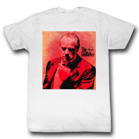 The Godfather Shirt Don Corleone Red Adult White Tee T-Shirt