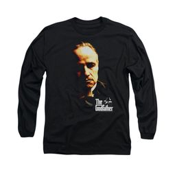 The Godfather Shirt Don Vito Long Sleeve Black Tee T-Shirt The Godfather Shirt Don Vito Long Sleeve Black Tee T-Shirt