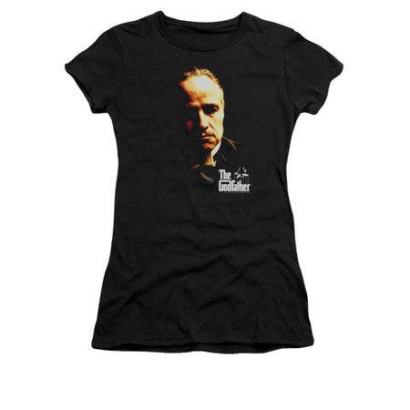 The Godfather Shirt Juniors Don Vito Black Tee T-Shirt
