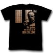 The Godfather Shirt Justice Adult Black Tee T-Shirt