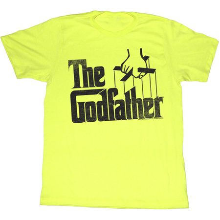 The Godfather Shirt Logo Adult Yellow Tee T-Shirt