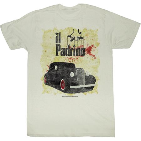 The Godfather Shirt Respect Me Adult Dirty White Tee T-Shirt