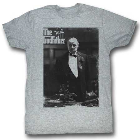 The Godfather Shirt The Don Again Adult Heather Grey Tee T-Shirt